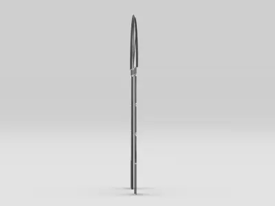 Iron door 2 Low-poly 3D model