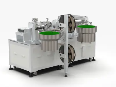 Automatic Solenoid Valve Assembly Machine 3D model