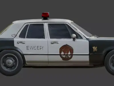 Possessed Authority Interceptor 3D Model Low-poly 3D model