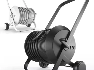 Hose trolley Tasman Black White by ZEE  3D model