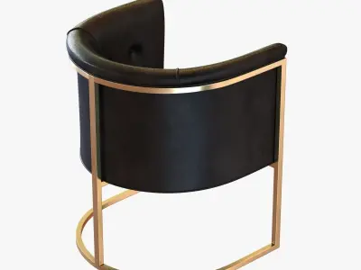 arteriors calvin chair 3D model