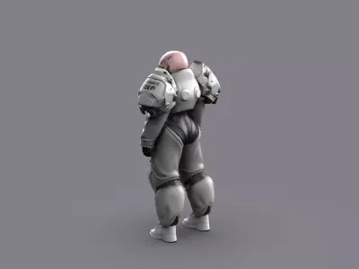 Night City Character Resident 3D model purchase