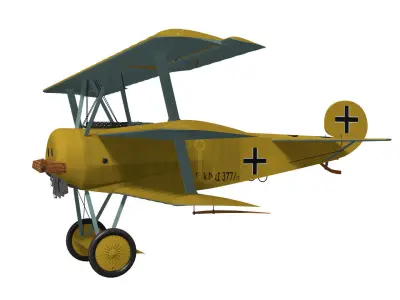 Fokker Dr I 3D model get