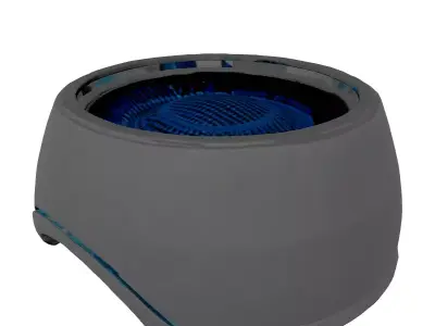 Futuristic Smart Pet Feeding Bowl 3D model