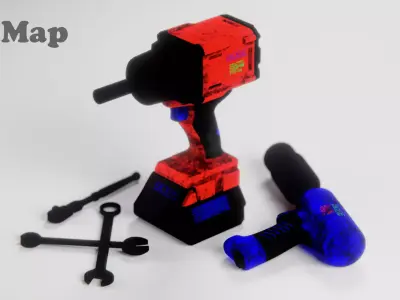 Garage Tools Free 3D model