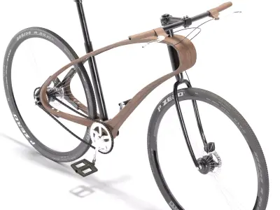 r gh handmade bicycle 3D model