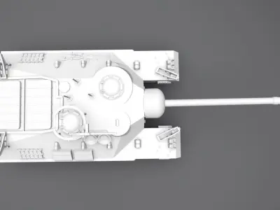 T28 Superheavy Scale model 3D print model