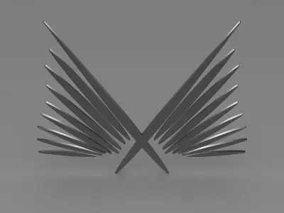 izaro logo 3D model by Sergey
