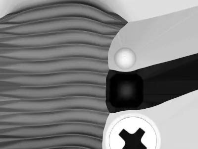 screw Low-poly 3D model purchase