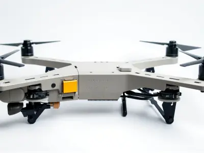 Tactical UAV Precision Replica with Removable Panels Low-poly 3D model