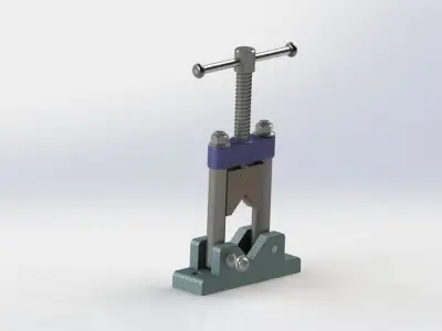 pipe vice 3D model buy