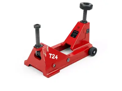 Industrial Adjustable Support Stand T24 Low-poly 3D model