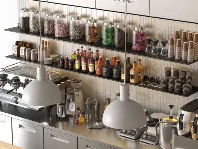 Ice Cream Shop 3D model purchase