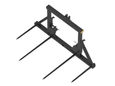 Bale Fork L 200 Heavy-Duty Hay Bale Handling Attachment 3D model