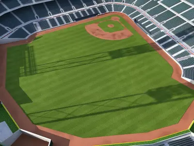 Baseball Diamond 3D model
