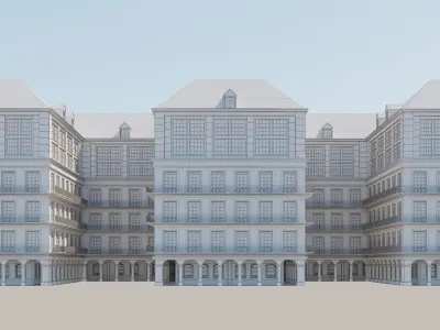 OLD BUILDING  CURROS ENRRIQUEZ 3D model
