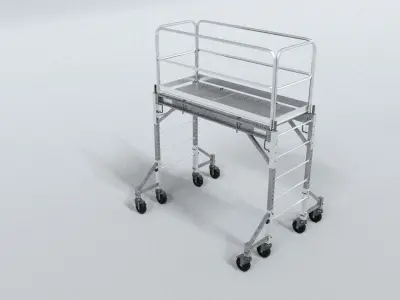 laos Game Scaffold Low-poly 3D model