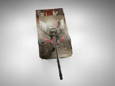 Sprut-SDM1 Tank  3D model
