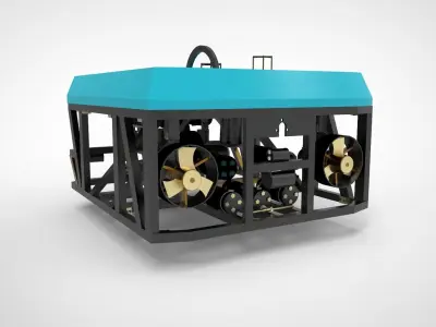 Submersible Remotely Operated Vehicle 3D model