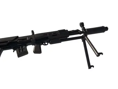 Dragunov SVU BullpUp Sniper 3D print model