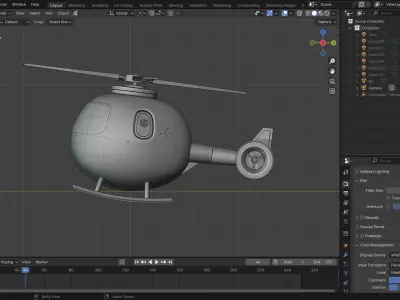 Stylize Helicopters  3D model
