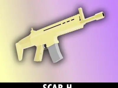 13 LOW POLY GUNS PACK Low-poly 3D model