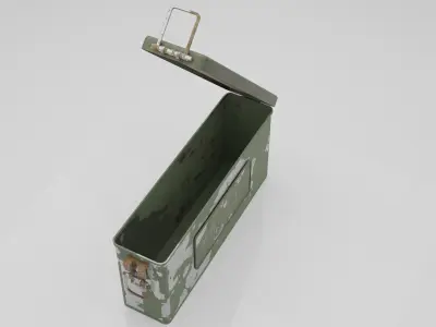 Ammunition Box Low-poly 3D model order