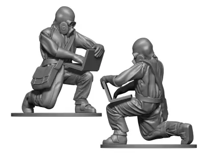 Hazmat suit 9 3D print model