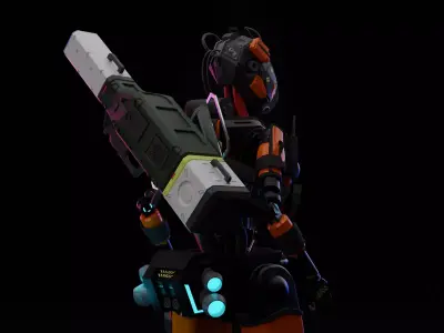 Robot 3D Model Free 3D model