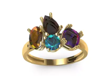 spring ring 3D model