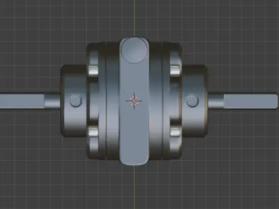 Motor Free 3D model