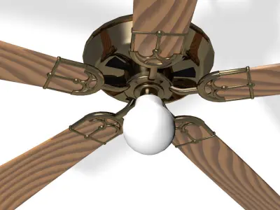 Ventilator - A propeller for the ceilling 3D model