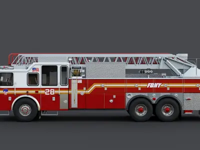  Fire Truck FDNY Ladder 