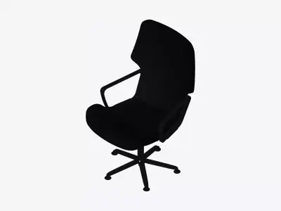 Chair - Office - Worksmart - High Back Low-poly 3D model