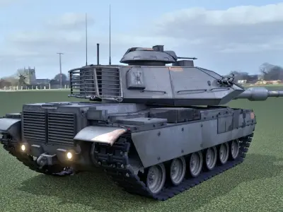 M60T Sabra Tank Low-poly 3D model