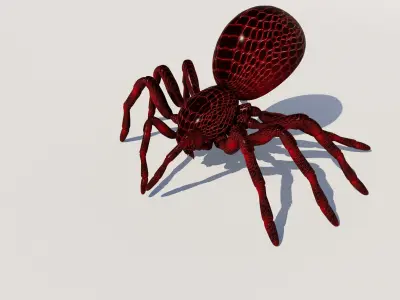 imazing spider Low-poly 3D model