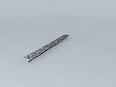 Solar Power Feed Bunk Example Free 3D model