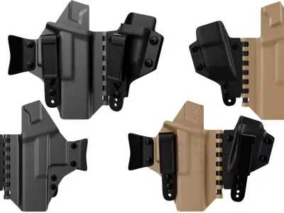 TREX Sidecar Holster For Flux Raider High Poly PBR 3D model