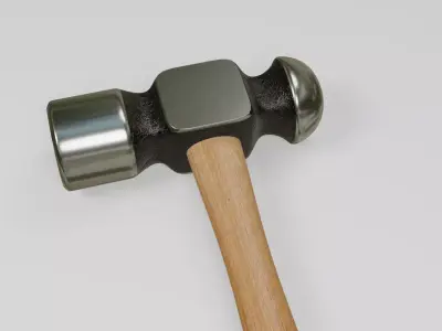 Cylinder Head Ball-Peen Hammer 3D model