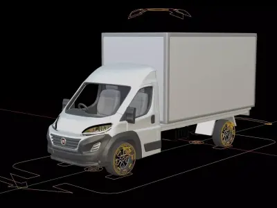 Nissan e NV 200 3D model