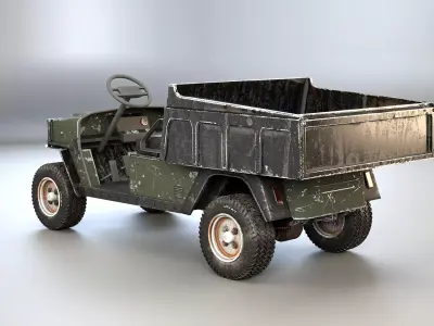 UTV Farm Cart - Used 3D model