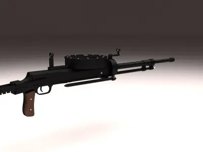 WW2 Machine Gun Pack 3D model