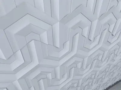 3d wall panel Free low-poly 3D model purchase