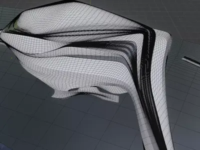 Zaha Hadid Grand Rabat Theatre Model Free 3D model