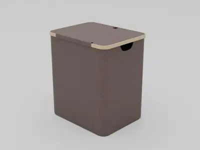 Storage Box Low-poly 3D model purchase