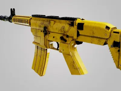 WT-15 Semi Automatic Rifle 3D model