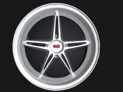Wheel Elegance  A Fusion of Style and Precision Engineering 3D model