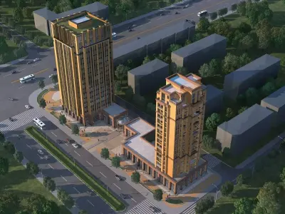Office Building 3D model 333