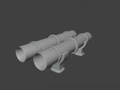 Oil and Gas Industry Set 3D model