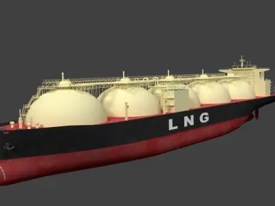 LNG Ship 3D model